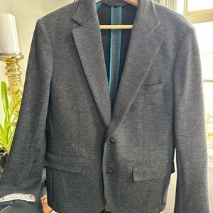 Bonobos Men's Fortex 100% Cotton SLIM Fit 2-Button Blazer/Jacket Gray • 38 slim